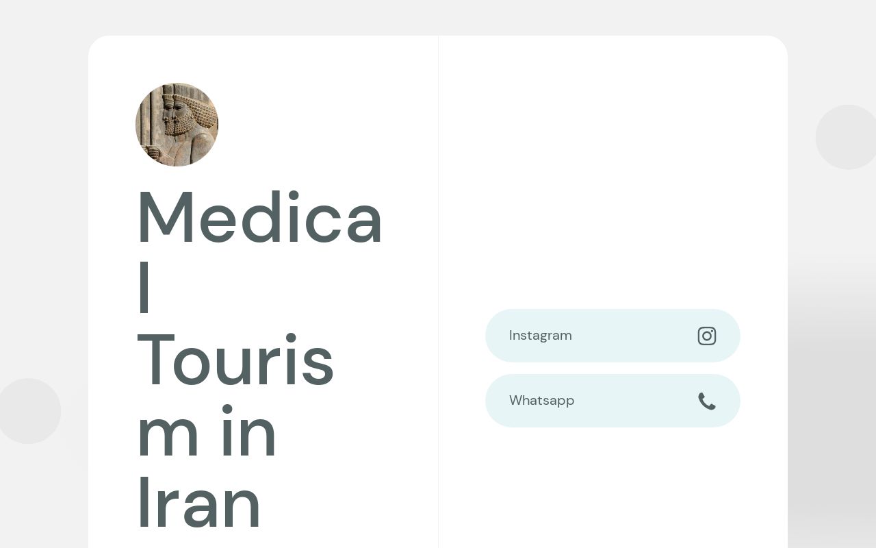 Iran Medical Tourism